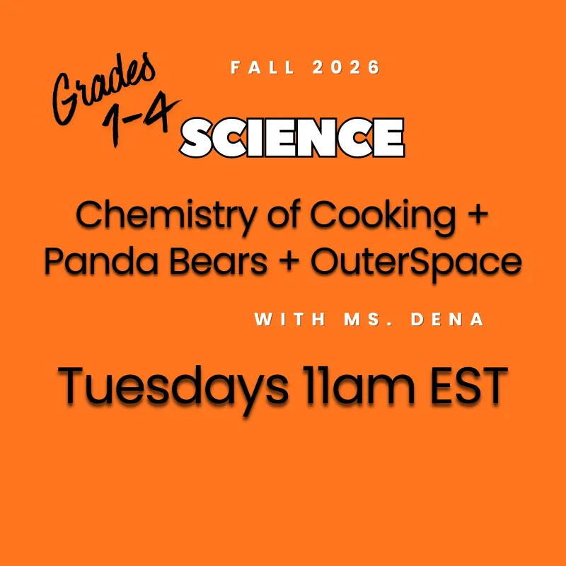 Science Grades 1-4 Chemistry, Pandas, Space