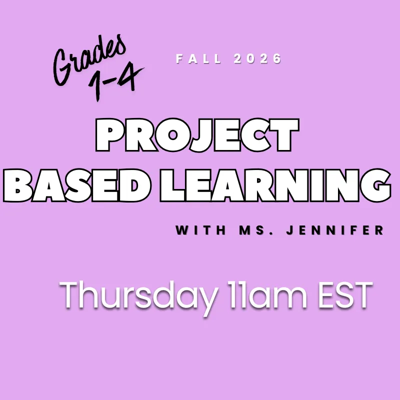 Project Based Learning- Grades 1-4