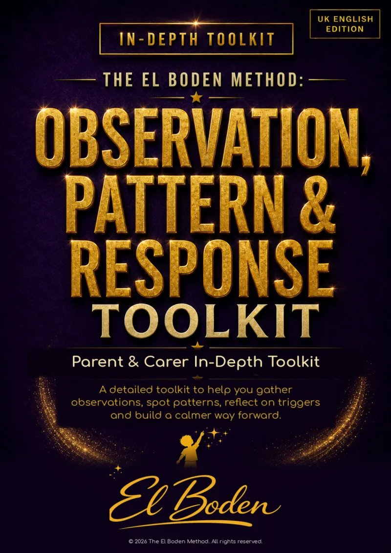 In-depth  Observation, Pattern and Response Toolkit - Parents/ Carers use