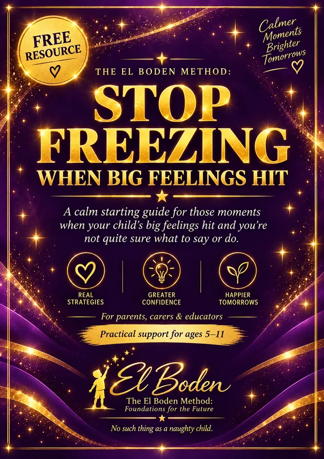 Stop Freezing When Big Feelings Hit | FREE RESOURCE
