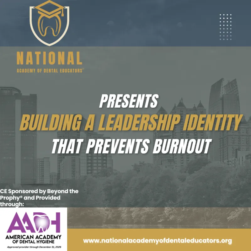 Teaching For Outcomes:  Building A Leadership Identity That Prevents Burnout
