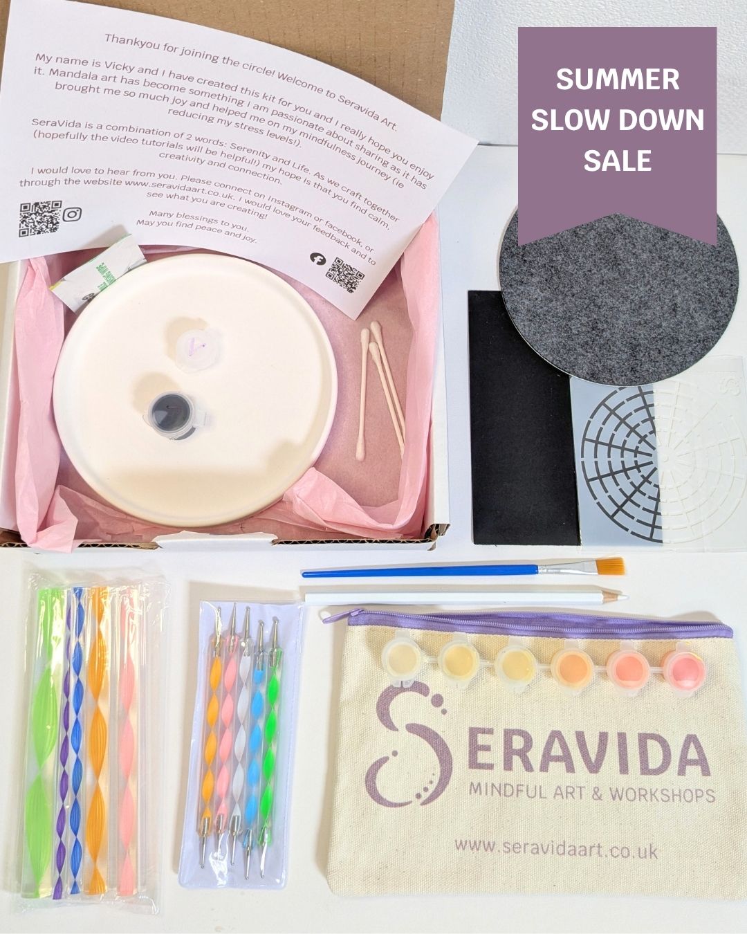 Mandala Ring dish Craft Kit 
