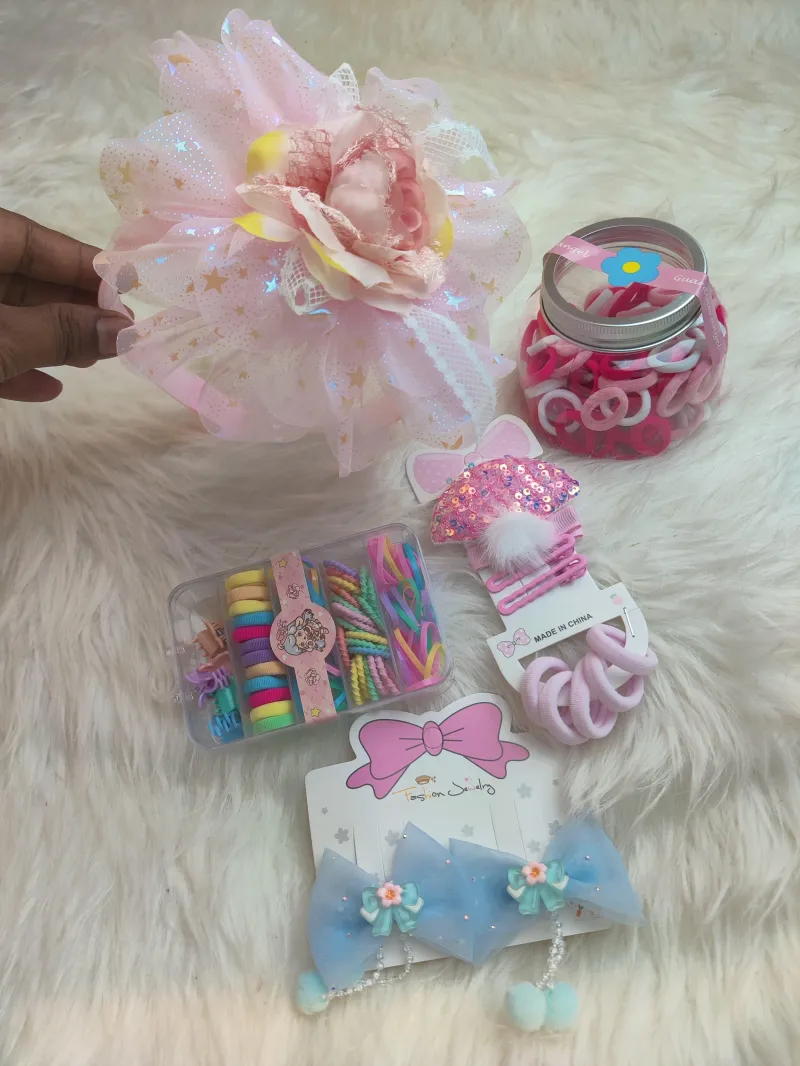 5 Pieces Hair Accessories Combo