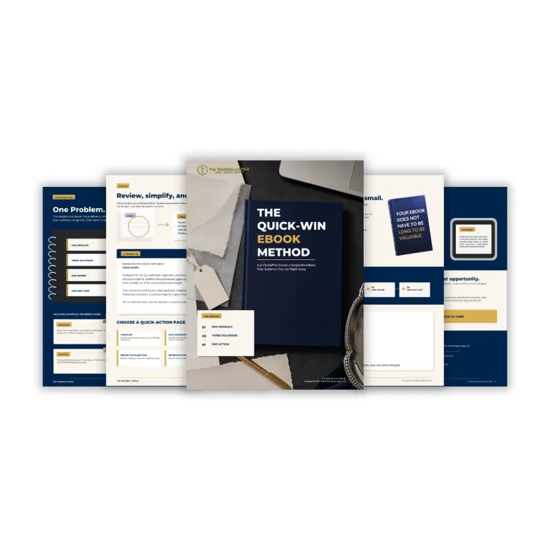 The Quick-Win Ebook Method
