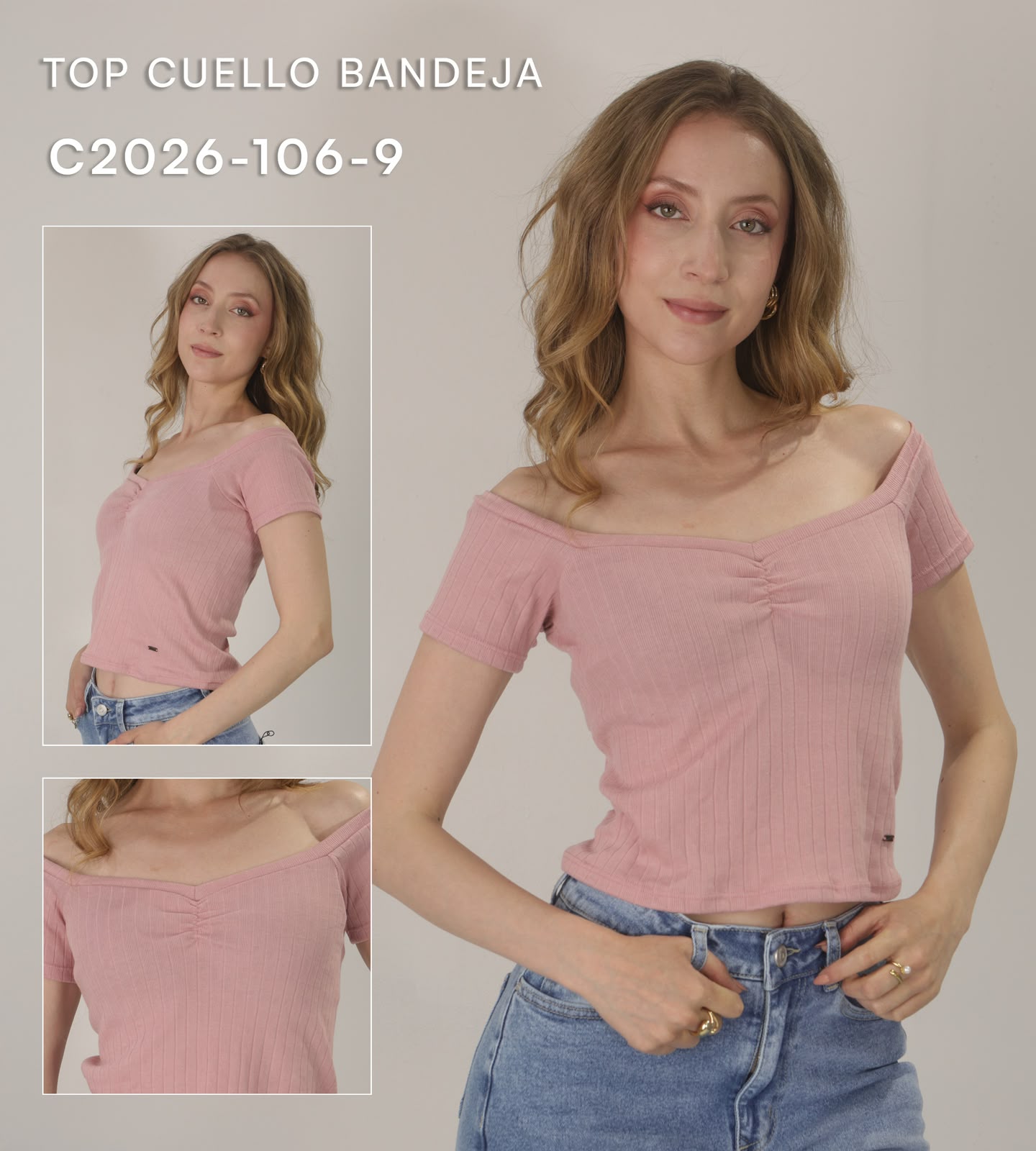 TOP CUELLO BANDEJA C2026 - 106 - 9 [BLU]