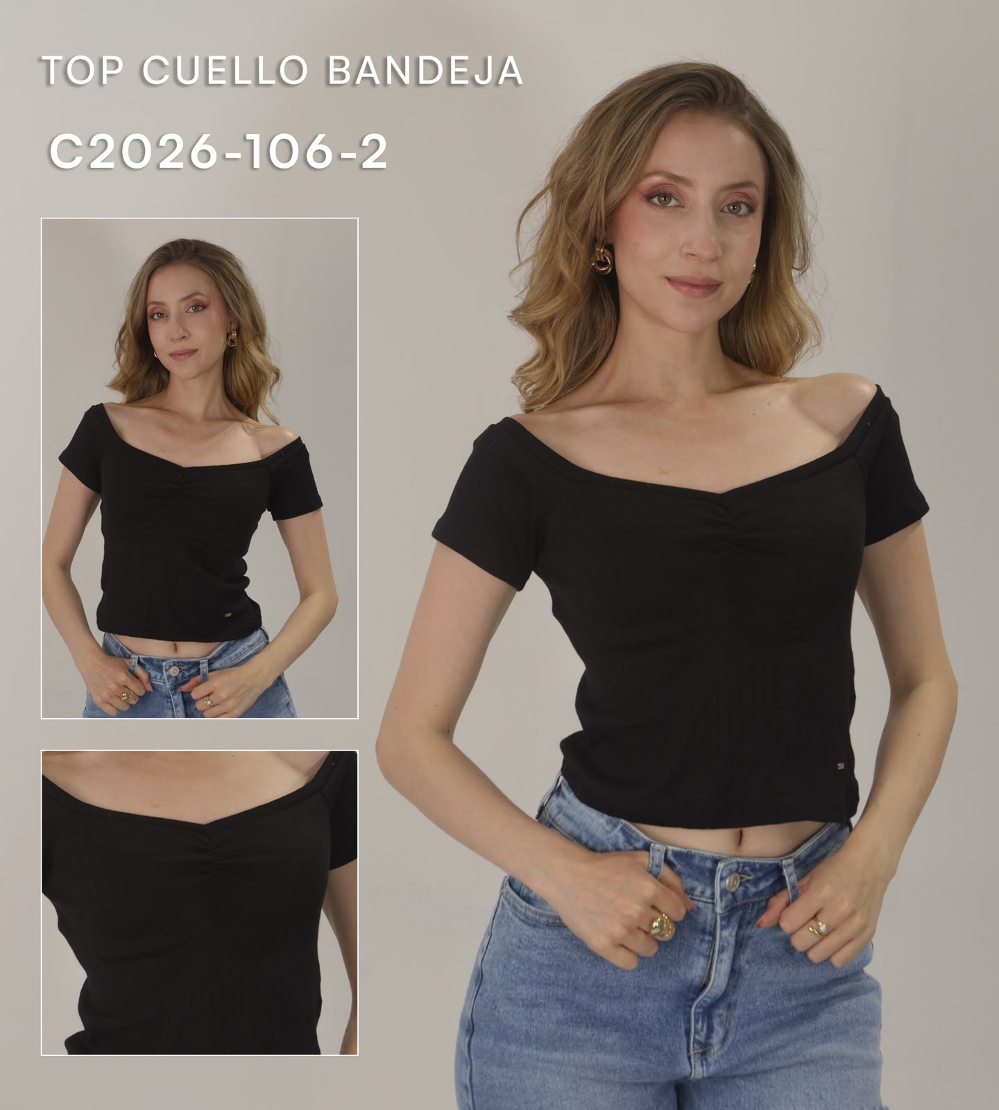TOP CUELLO BANDEJA C2026 - 106 - 2 [BLU]