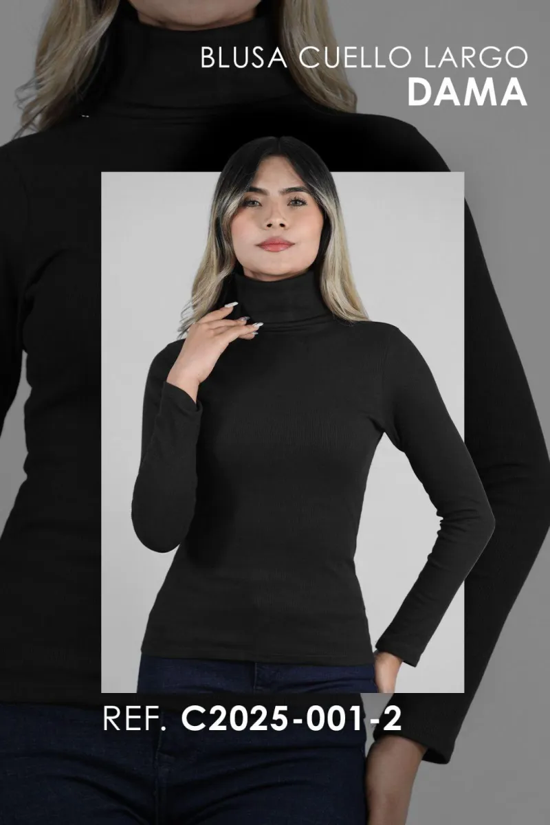 BLUSA CUELLO LARGO C2025 - 001 - 2 [BLU]