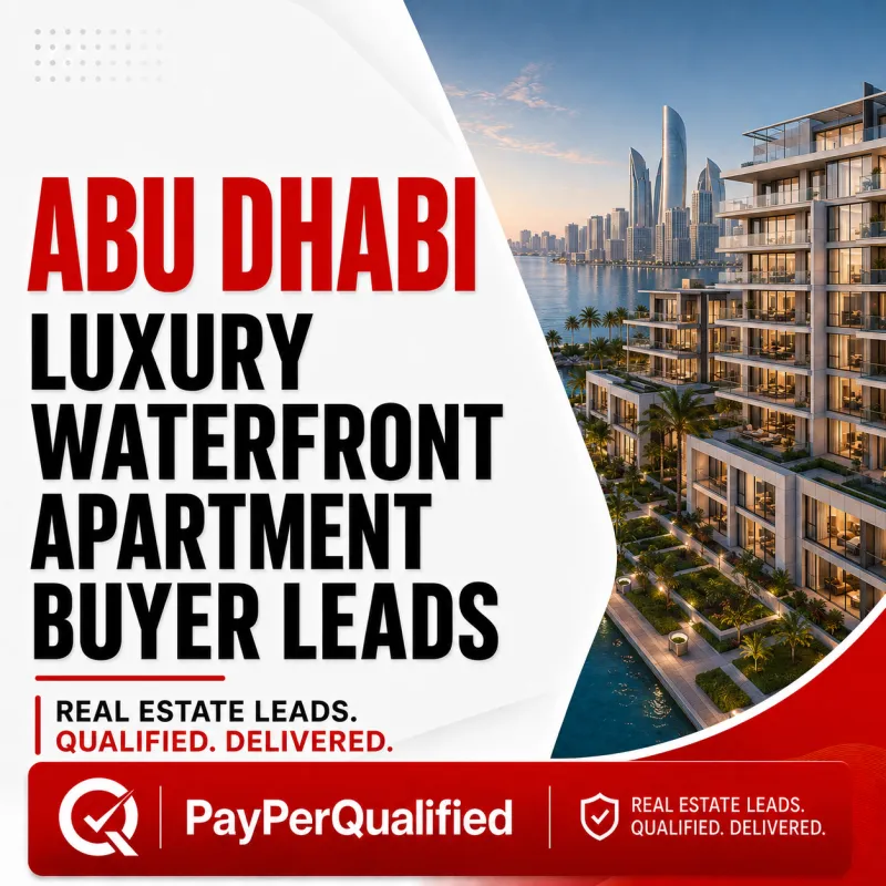 Abu Dhabi Luxury Waterfront Apartment Buyer Leads