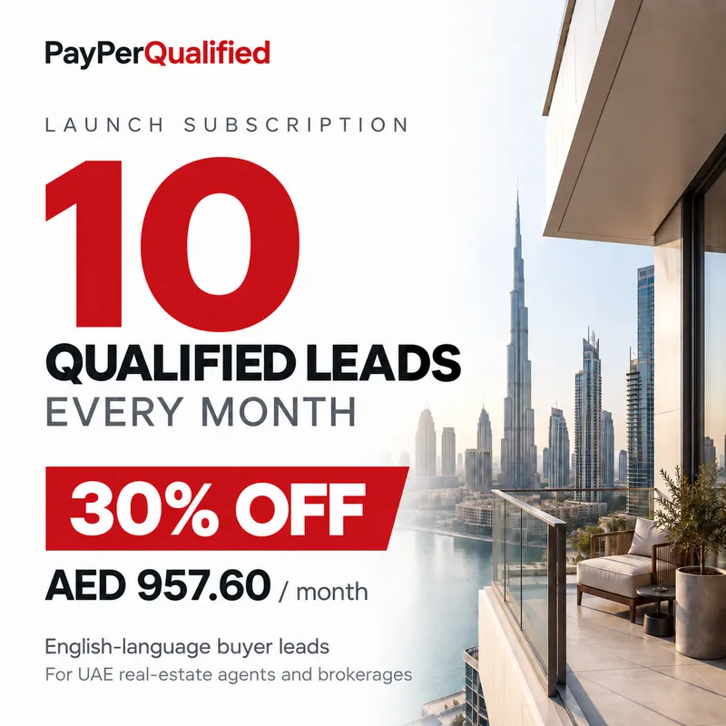 Dubai Payment Plan Leads - EN - 30% Off Launch Subscription