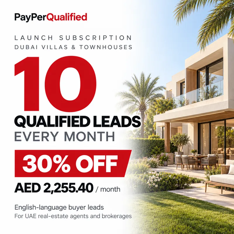 Dubai Villa Leads EN | 30% Off Subscription