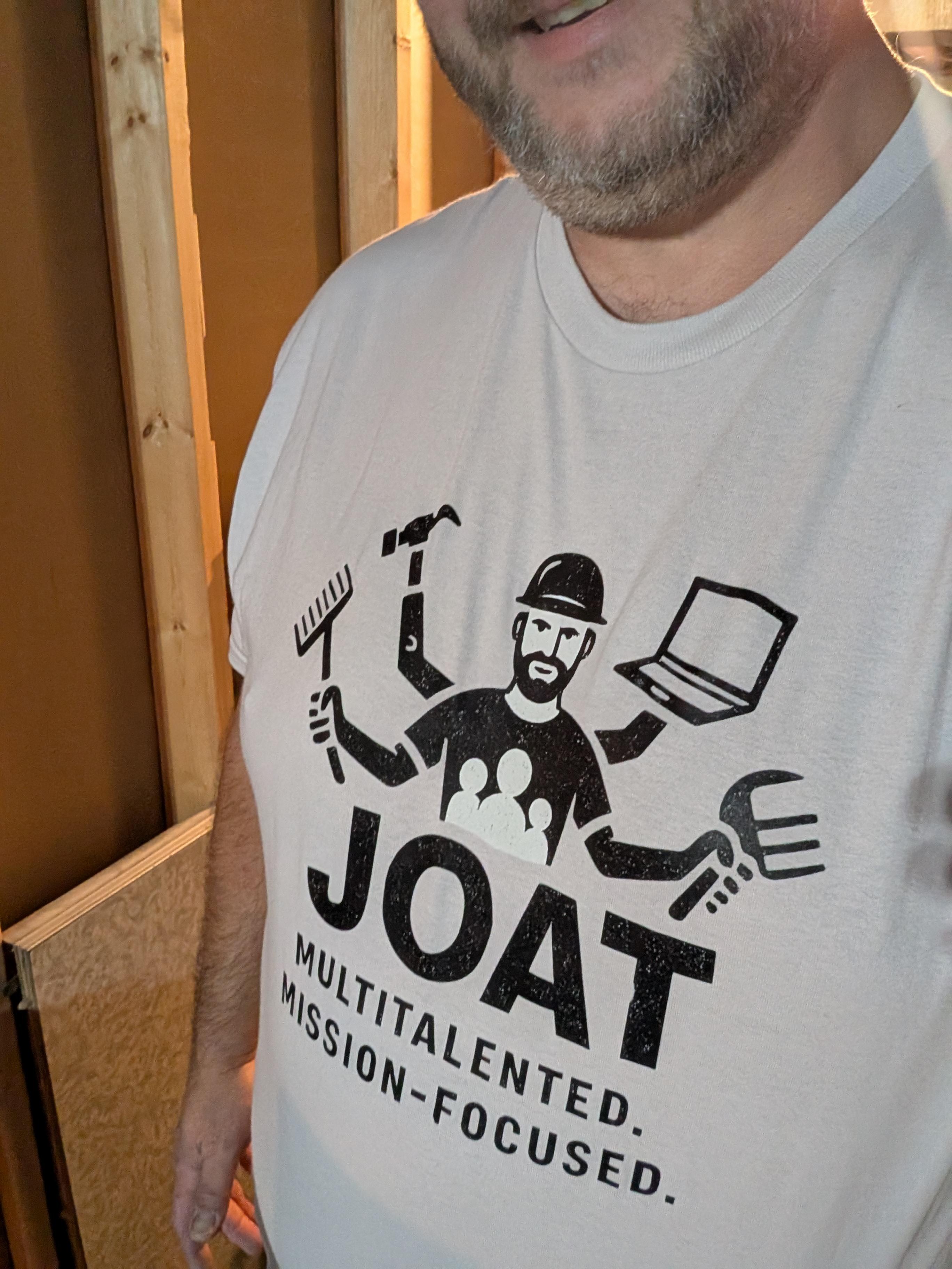 JOAT Signature Tee — Multitalented. Mission-Focused.