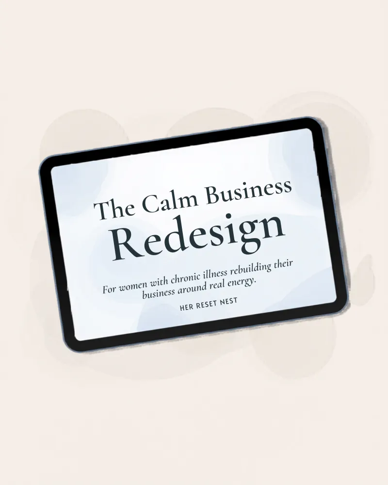 The Calm Business Redesign