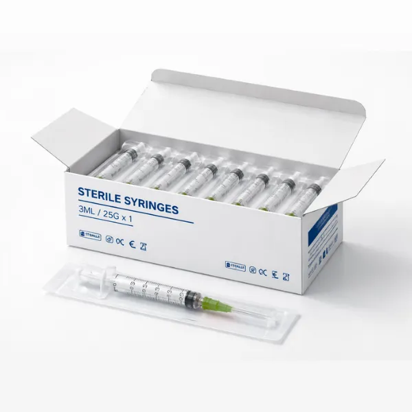Box of 100 syringes