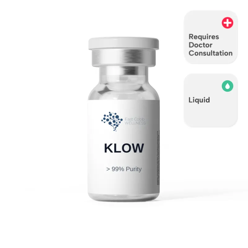 KLOW (BPC-157 / GHK-Cu / KPV / TB-500) 15/50/15/15mg (5mL) (Liquid)