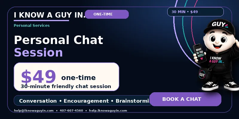 Personal Chat Session — $49