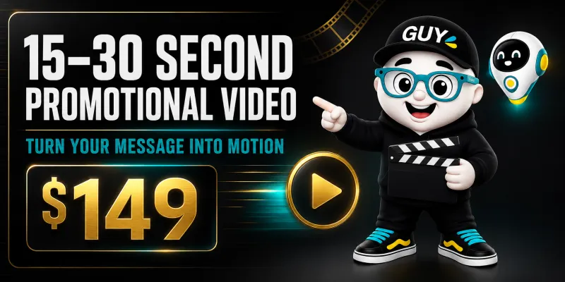 15–30 Second Promotional Video