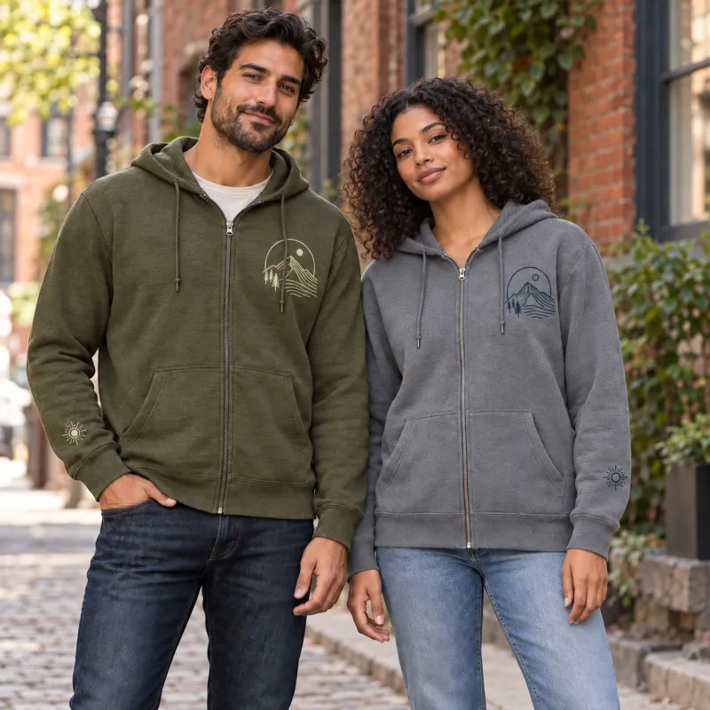 Forge Unisex Full-Zip Hoodie