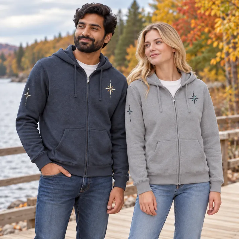 Rift Unisex Full-Zip Hoodie