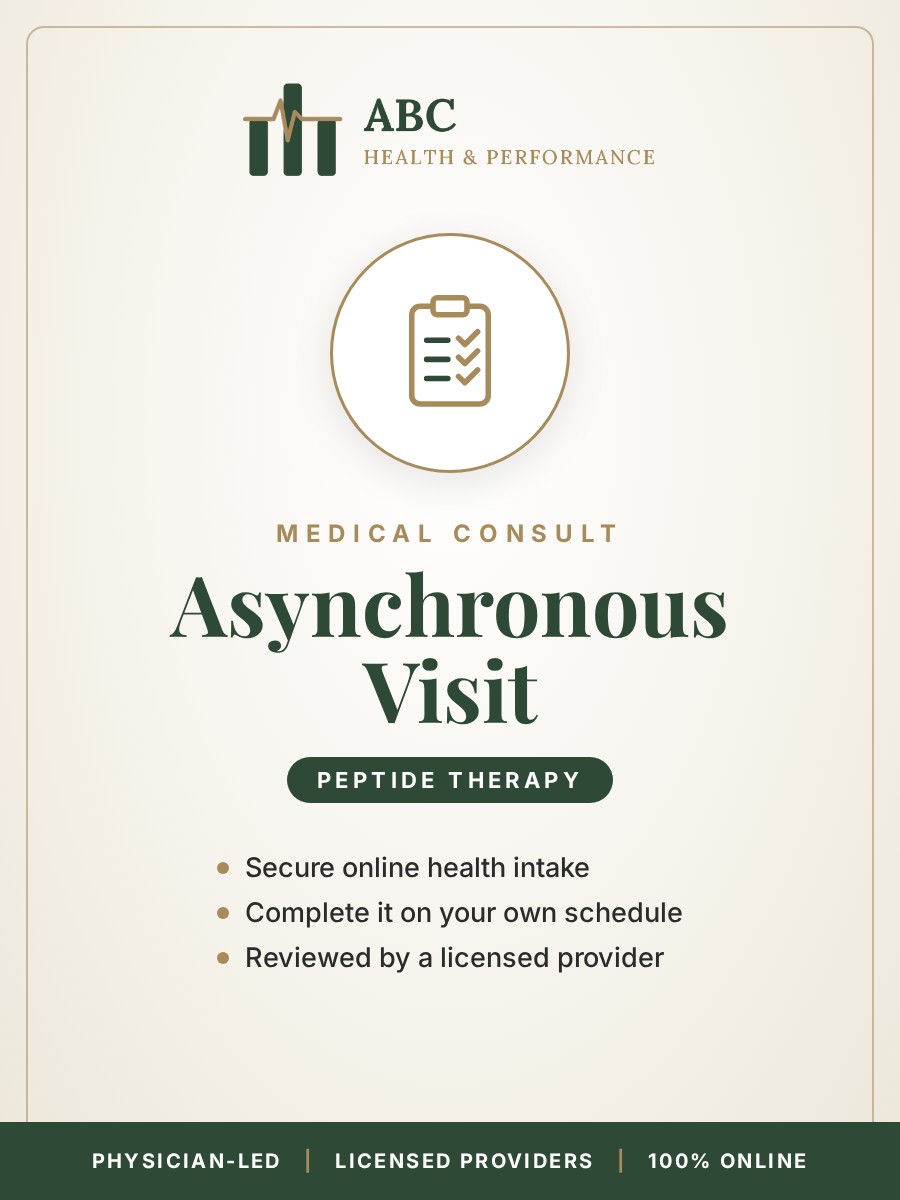 Medical Consult: Asynchronous Visit (Peptides)