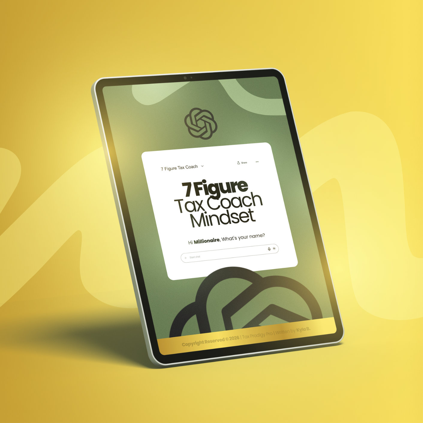(GPT) 7 Figure Tax Coach Mindset