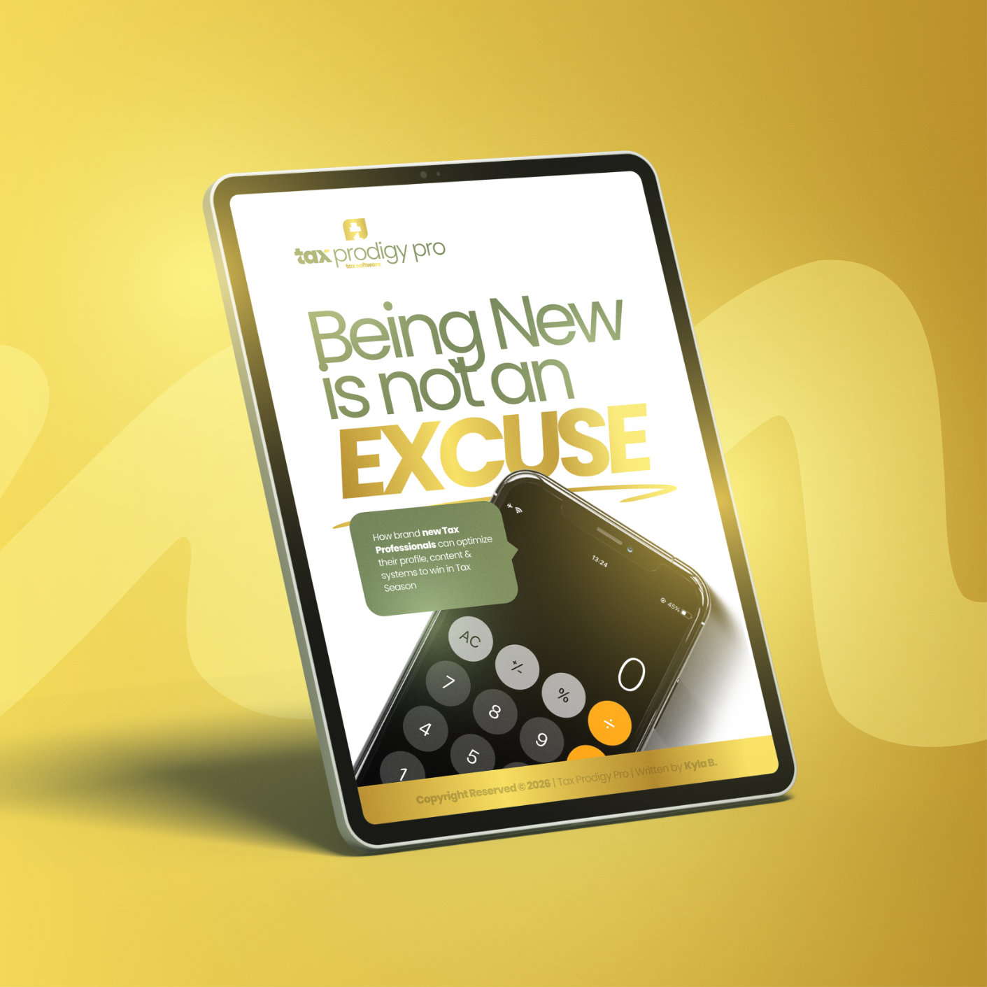 BEING NEW IS NOT AN EXCUSE