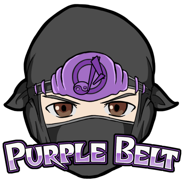 Purple Belt Sticker