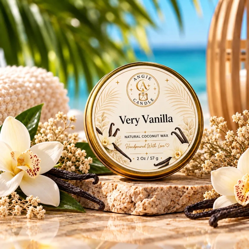 Travel Tin Coconut Wax Candle – 2 oz / 57 g