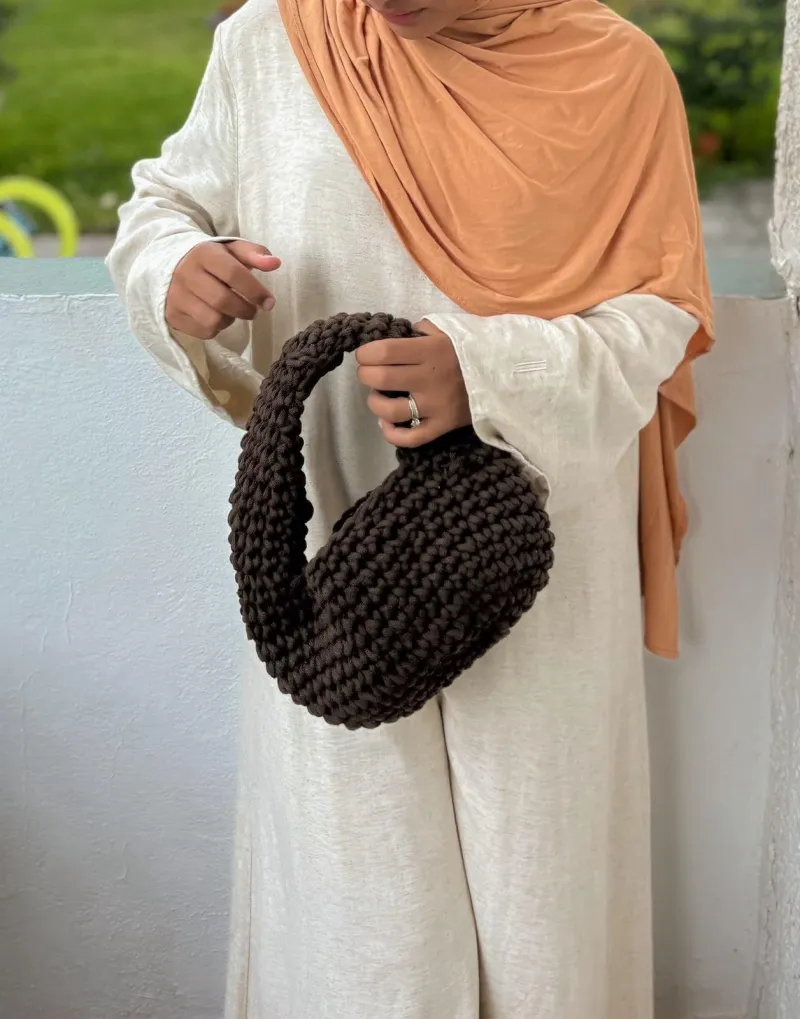 chocolate handbag