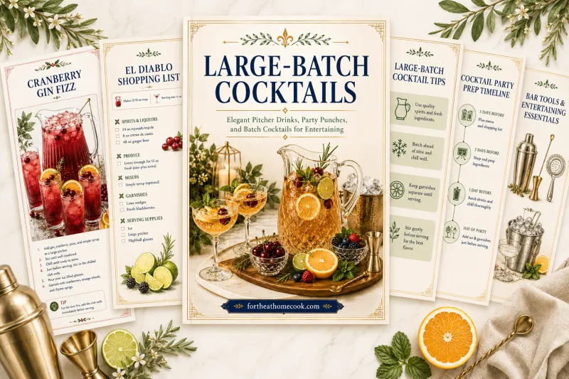 Large-Batch Cocktails Recipe Guide