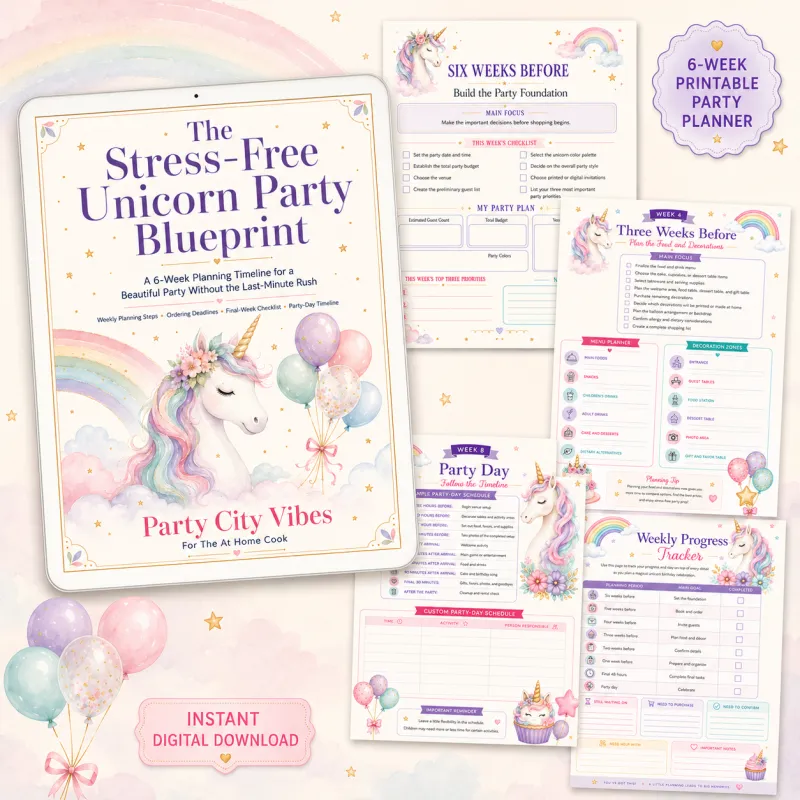 The Stress-Free Unicorn Party Blueprint