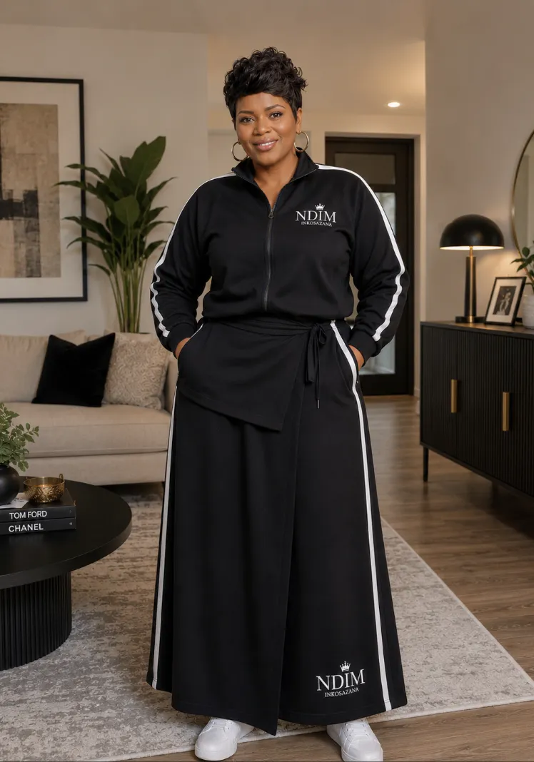 Track skirt sets Black