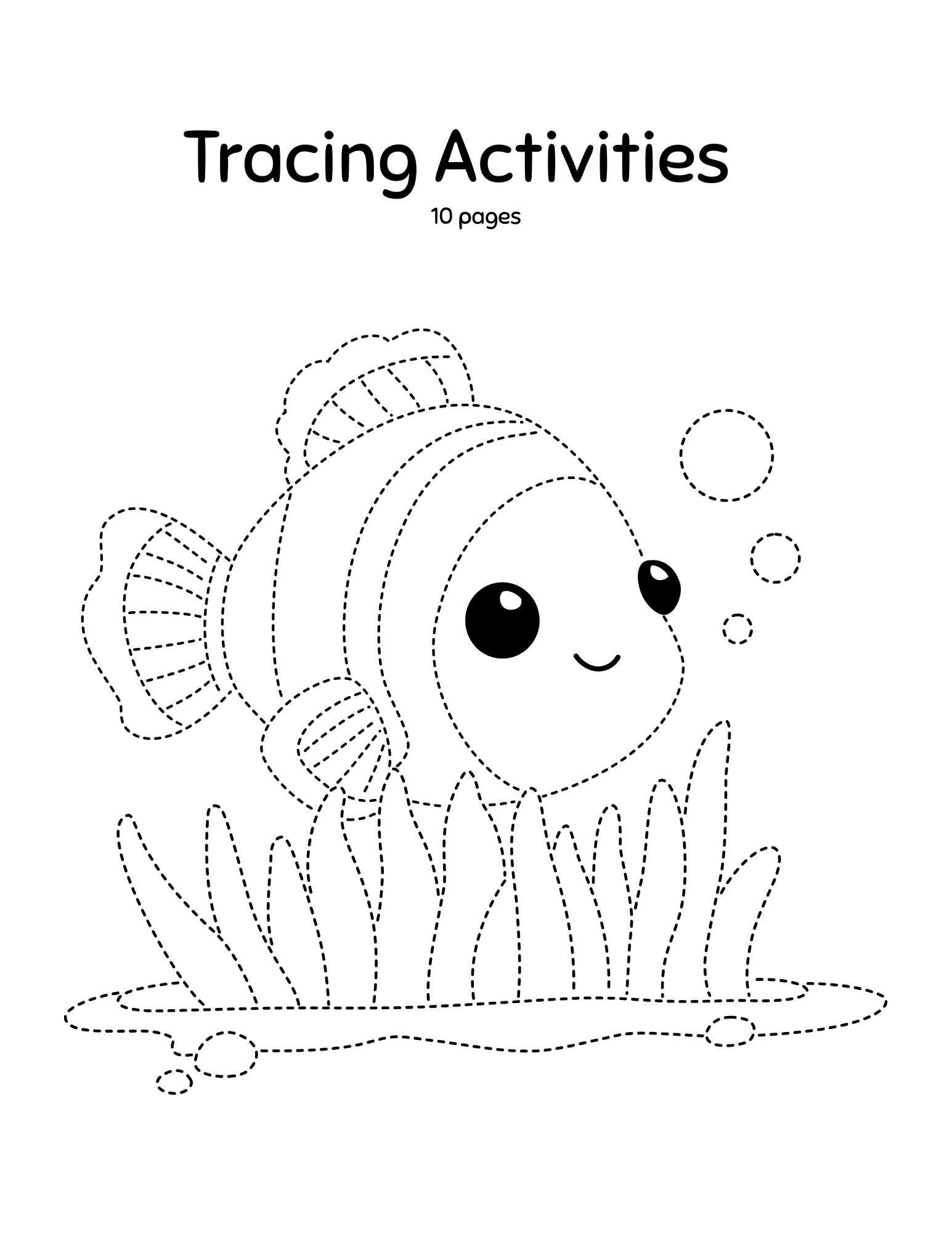 August Freebie- 10 Tracing Activities 
