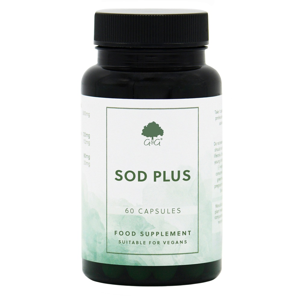 SOD Plus (Superoxide dismutase) - 60 Vegan Capsules