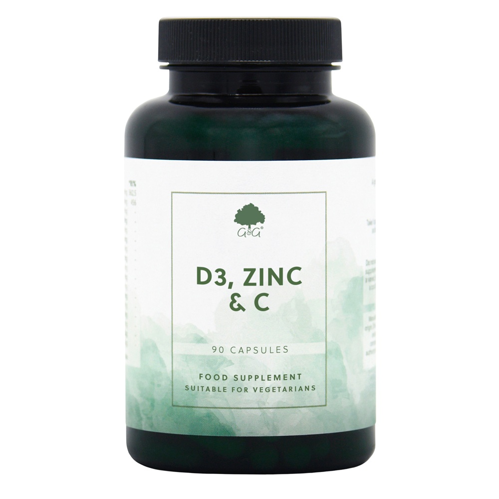 D3, Zinc & C - 90 Capsules