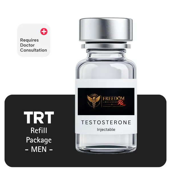 TRT Men's Refill Only Package 60 days (Cypionate 200mg/mL 10mL + Anastrozole 24×1mg)