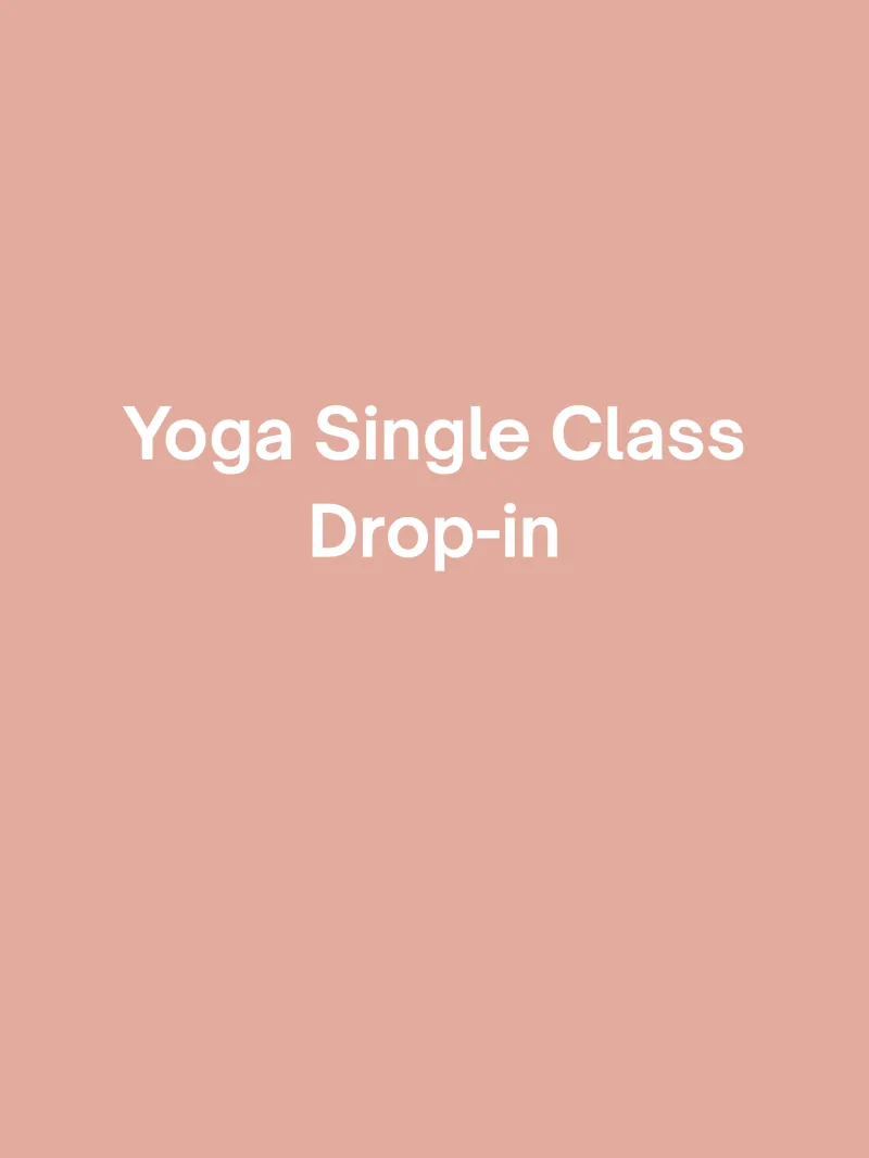 Yoga Single Class Drop-in