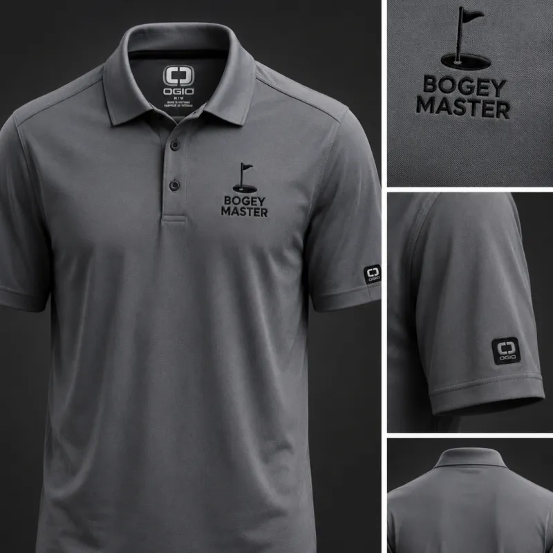 Bogey Master Golf Polo — Grey
