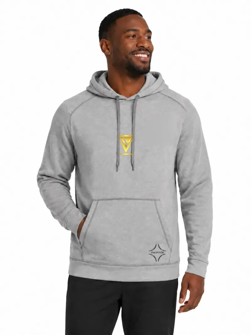 TB5 Futsal — Men’s Geordie Tri-Blend Wicking Fleece Hooded Pullover