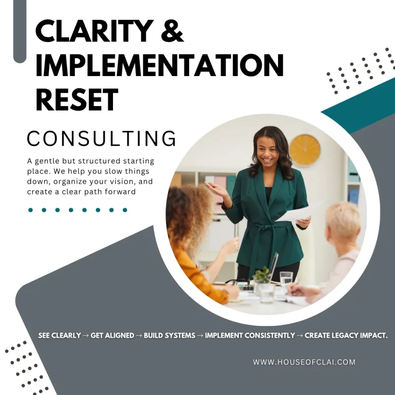 Tier A — Clarity & Implementation Reset