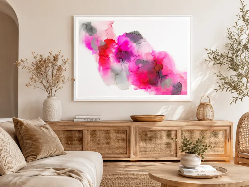 Abstract Art Print - Passion Ignited