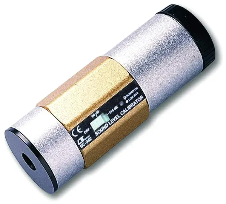 SC-942-CC Sound Level Calibrator (94dB & 114dB at 1kHz, with Calibration Certificate)