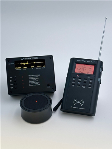 PSB7-Advanced Pro Kit. ITC Spirit Box System with Audio Processor and ANC Speaker (PSB7-PRO + APF-D + X1-ANC)