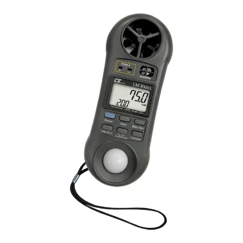 LM-8000A 4 in 1 Meter, Anemometer, Hygrometer, Thermometer and Light Meter