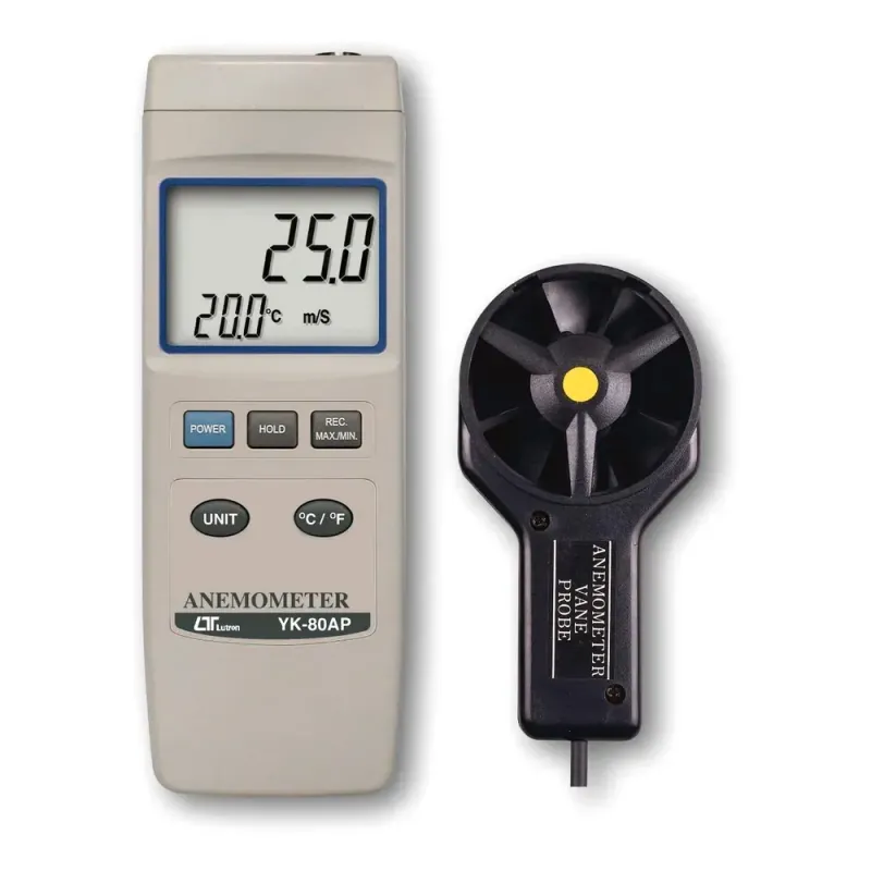 YK-80AP Heavy Duty Vane Thermo-Anemometer