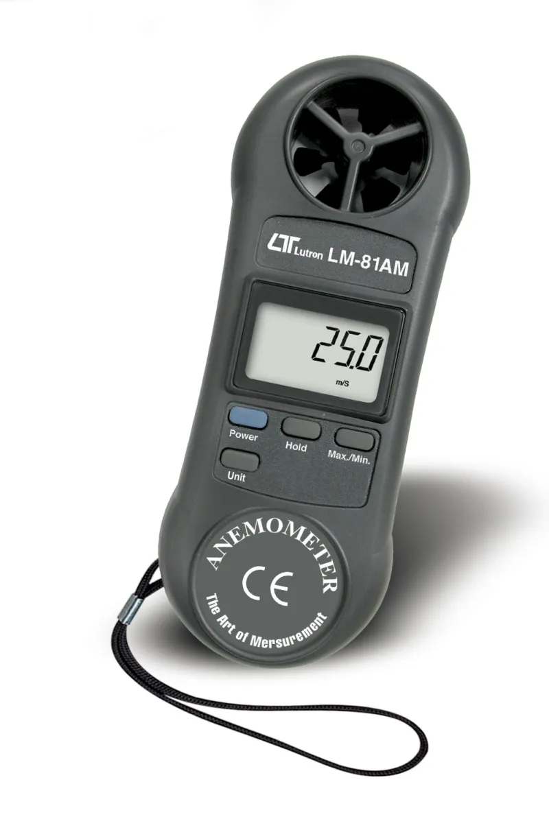 LM-81AM Low Friction Ball-Bearing Vane Anemometer