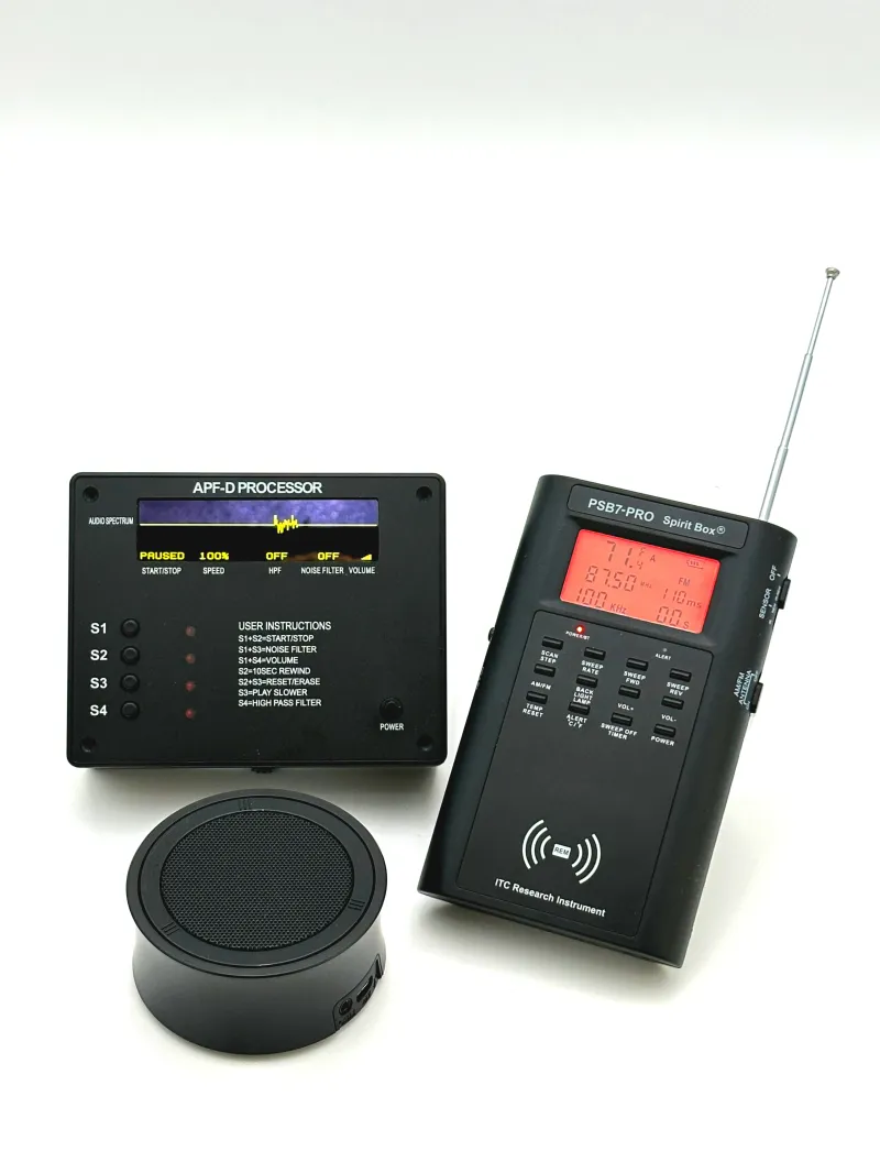 PSB7-Advanced Pro Kit. ITC Spirit Box System with Audio Processor and ANC Speaker (PSB7-PRO + APF-D + X1-ANC)