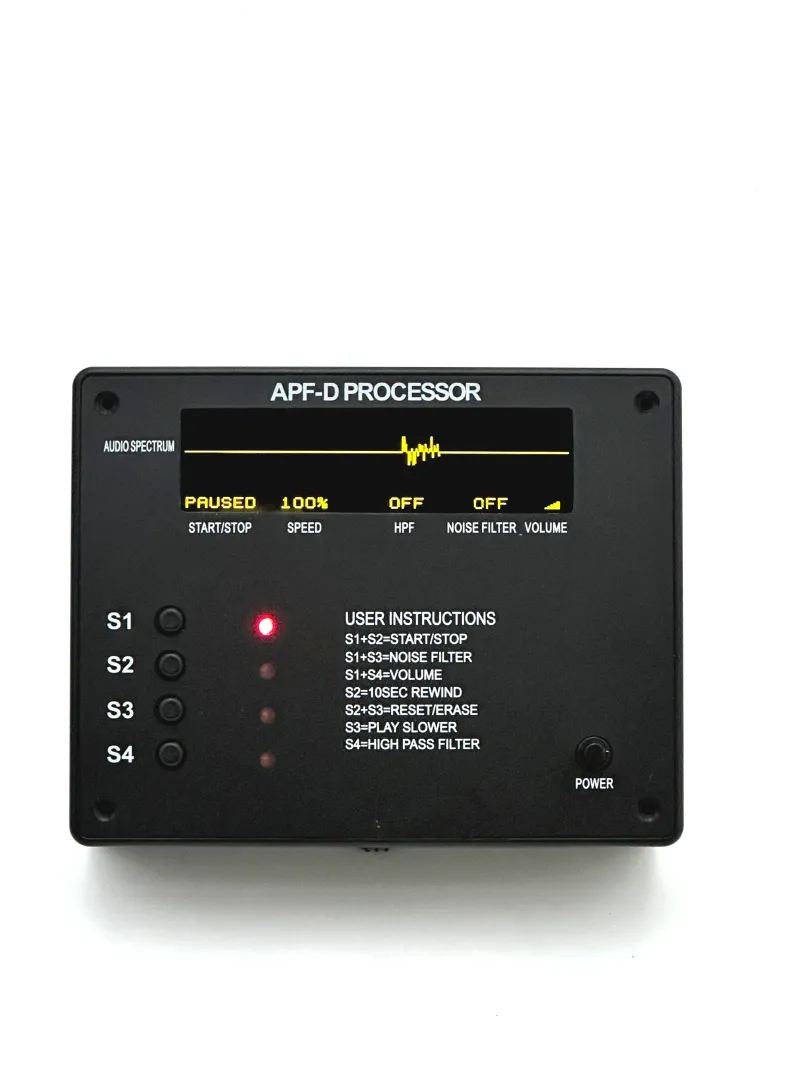 APF-D Processor & P-SB7 Spirit Box Kit. Real-Time Audio Filter, Playback, and Amplified Speaker Bundle