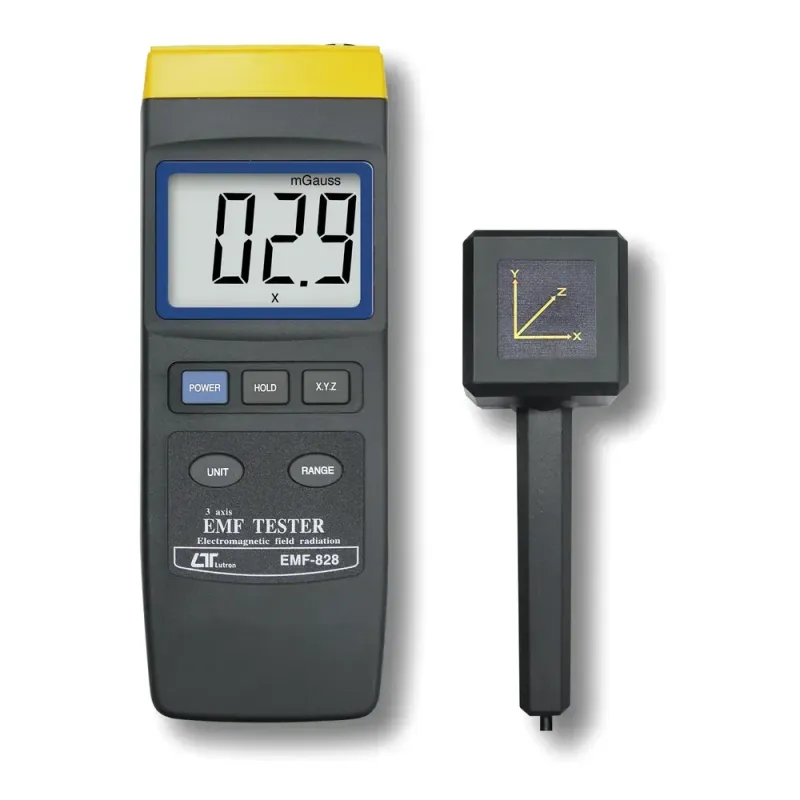 EMF-828 3-Axis EMF Radiation Meter with Separate Probe