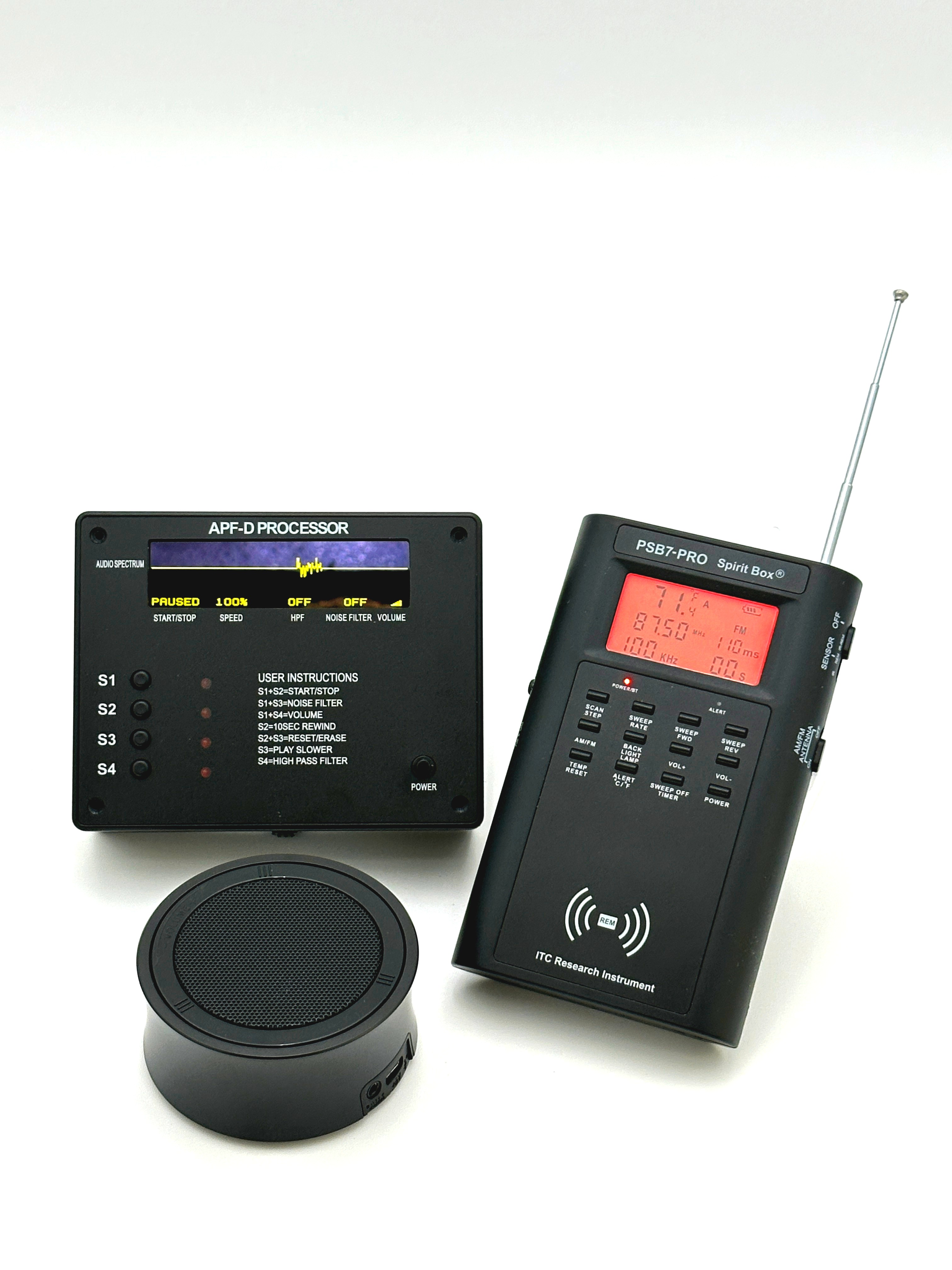 APF-D + P-SB7-PRO (Rev2) + X1-ANC Bundle. ITC Sweep, Response Analysis, and Noise Suppression in One Kit