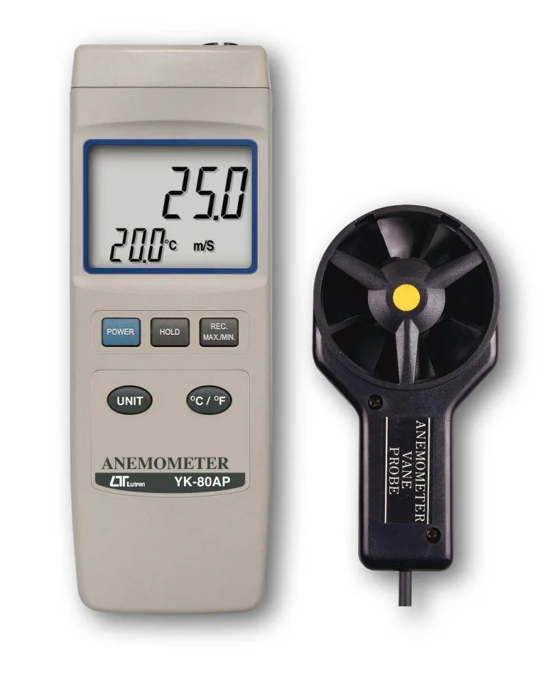 YK-80AP Heavy Duty Vane Thermo-Anemometer